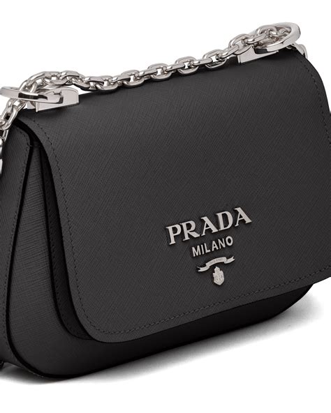 prada saffiano leather shoulder bag lux galleria|saffiano leather Prada monochrome bag.